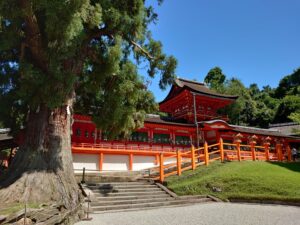 奈良県-春日大社-中門・御廊