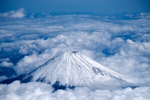 上空より富士山