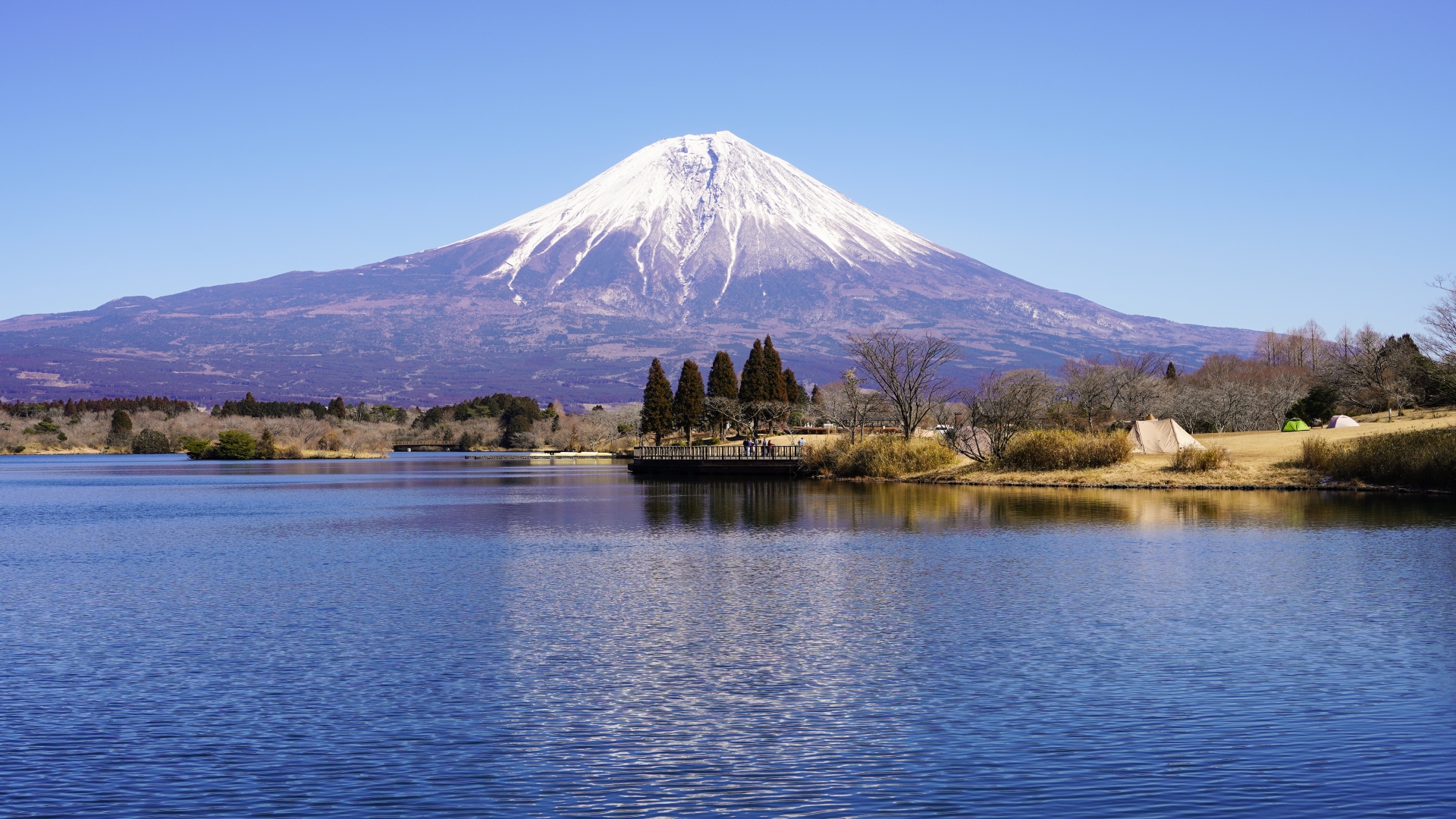 田貫湖の富士山