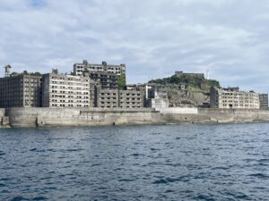 長崎県・長崎市 夏の軍艦島の風景