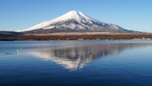 山中湖の富士山